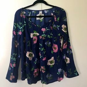 Old navy floral blouse
